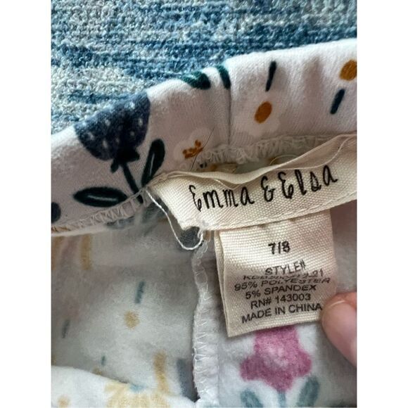 Justice Primark Girls Clothing Mini Lot Long Sleeve Tee Pants Shorts Size 7 - 8 - Picture 7 of 12